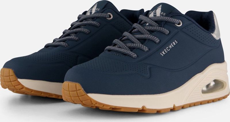 Skechers - Shimmer Away - Sneakers - Groen - Synthetisch Durabuck