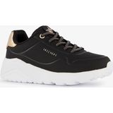 Skechers Uno Lite meisjes sneakers zwart goud Extra comfort Memory Foam
