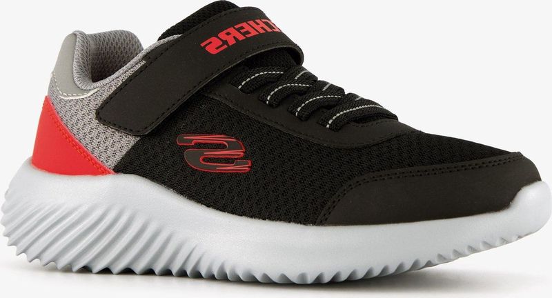 Skechers - Bounder - Sneakers - Grijs - Mesh/Synthetisch