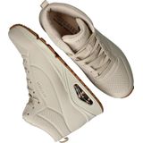 Skechers - Uno Stand - Sneakers - Off White - Duraleer - Hoge sneaker met Veters