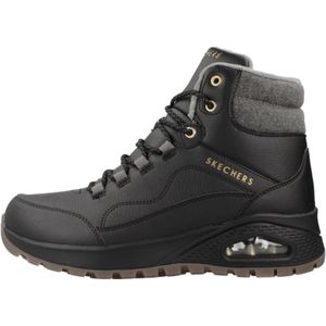 SKECHERS - UNO RUGGED - Skateschoenen - Zwart - Kunstleer