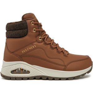 SKECHERS - UNO RUGGED - Skateschoenen - Bruin - Leer