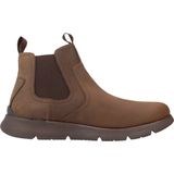 Skechers Skechers Augustino laarzen voor heren, enkellaarzen voor heren, Chocoladebruin leer