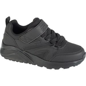 Skechers - Uno Lite Echo Surge - Sneakers - Zwart - Lichtgewicht - Gore & Strap