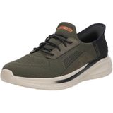 Skechers Slip-ins Slade - Cohen - Heren Instappers - Olijfgroen