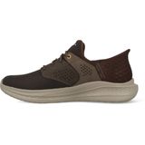 Skechers - Bruine Heren Sneaker - 46 EU - Moderne Stijl