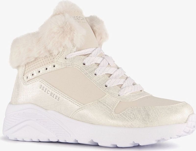 Skechers - Uno Lite Comfurt Collar - Kindertrainers - Zwart