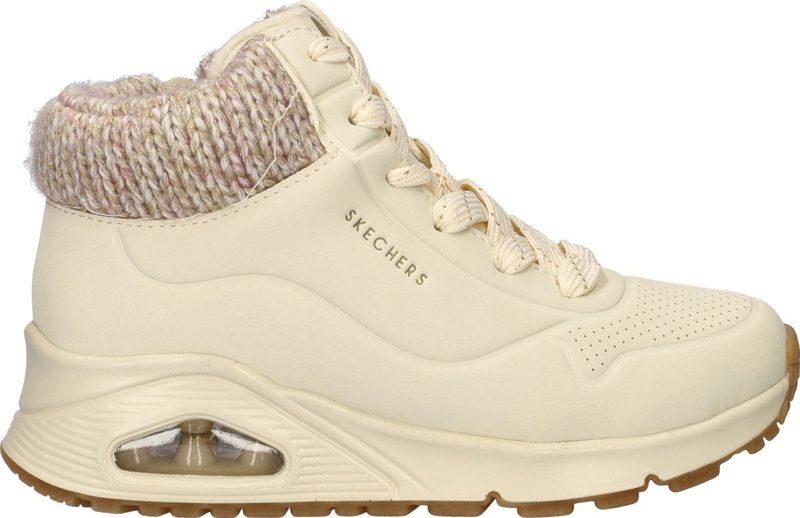 Skechers - Uno Gen1 Darling Daze - Laarzen - Beige - Veterboots