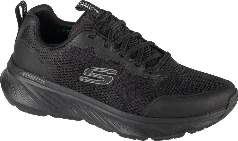 Skechers - Edgeride - Sneaker - Zwart - Vegan, Bovenwerk van 20% Gerecycled Materiaal