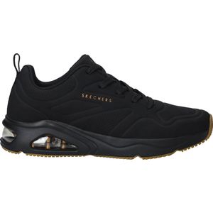 Skechers - Tres-Air Uno Sneakers - Zwart - Synthetisch Materiaal