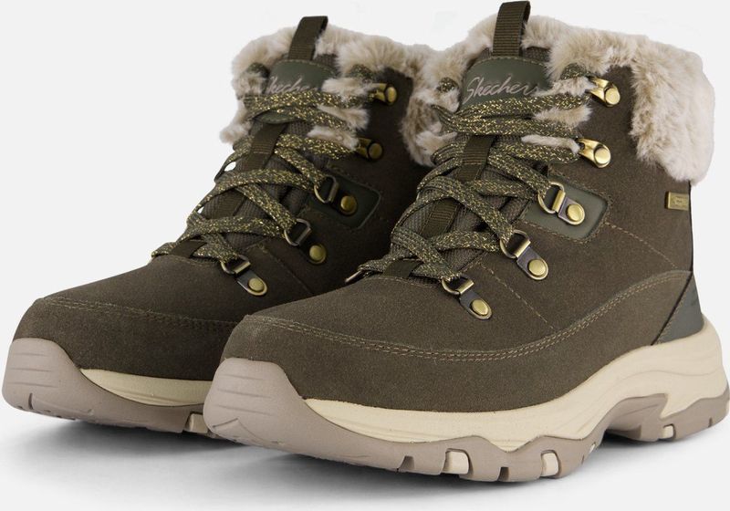 Skechers - Trego - Veterboots - Waterbestendig - Suede - Imitatiebont