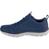 Slippers - Navy/Grijs - Textiel - Elastische Veters