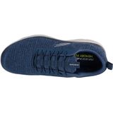 Slippers - Navy/Grijs - Textiel - Elastische Veters