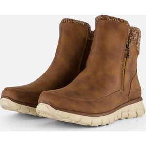 Skechers - Synergy - Laarzen - Bruin - Synthetisch - Waterdicht
