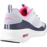 Skechers - Skech-Air Court - Sneakers - Zwart - Leren Bovenwerk, Schokabsorptie
