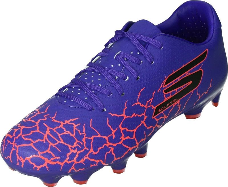 Skechers - SKX_1.5 Academy - Voetbalschoenen - Paars Oranje Zwart - Synthetisch materiaal