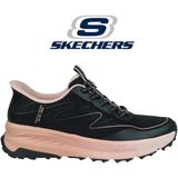 Skechers Dames Switch Back Mist Sneaker, Zwart, 36 EU
