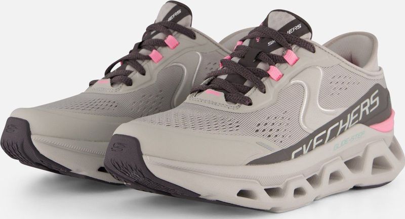 Skechers - Slip-ins Glide Step - Sneakers - Grijs - Mesh en Textiel