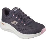 Skechers Dames Arch Fit 2.0 Big League Sneaker, Tinnen, 39 EU