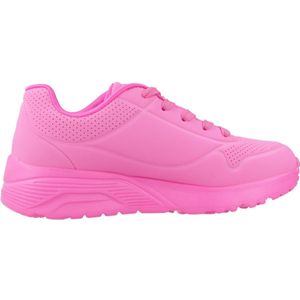 Skechers Meisjes Street JGoldcrown UNO Lite Metallic Love Sneakers 314067L Roze