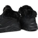 Skechers Uno Lite Comfurt kraag enkellaars, zwart, 9.5 UK Kind, Zwart, 9.5 UK Child