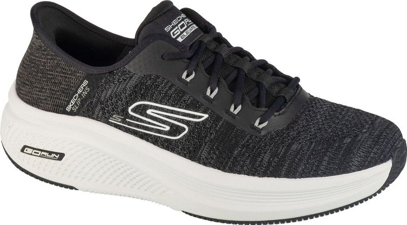 Skechers Slip-Ins: Go Run Elevate 2.0 220852-BKW, Mannen, Zwart, Hardloopschoenen, maat: 40
