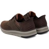 Skechers - Slip-Ins: Orell - Veterschoenen Laag - Donkerbruin