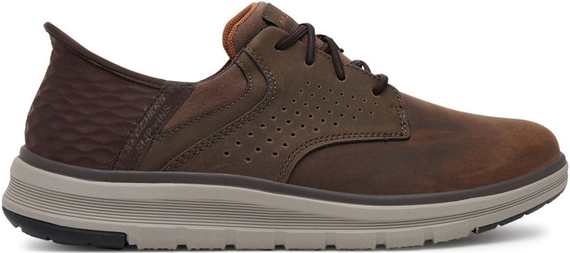 Skechers - Slip-Ins: Orell - Veterschoenen Laag - Donkerbruin