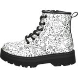 Skechers Gravlen Hi Enkellaars, Zilver/Zwart, 10 UK Kind, Zilver Zwart, 10 UK Child