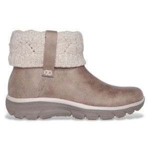 Skechers - Easy Going - Dames Laarzen - Beige - Imitatieleer