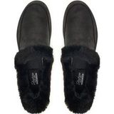 Skechers - Cozy Escape - Pantoffels - Vegan Leren Bovenkant - Imitatiebont Afwerking