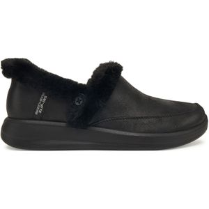 Skechers - Cozy Escape - Pantoffels - Vegan Leren Bovenkant - Imitatiebont Afwerking