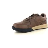 Skechers - Netson - Heren Sneaker - Bruin - Leer/Textiel/Rubber - Waterdicht
