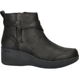 Skechers Pier-Lite dames enkellaarsje - Zwart