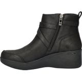 Skechers Pier-Lite dames enkellaarsje - Zwart