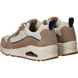 Skechers - Uno Stacre 2.0 Sneakers - Warm Beige met Blauw Accent