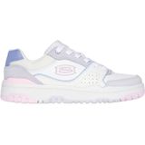 Retro Sneaker - Wit/Multicolour - Veterschoenen - Logoborduursel