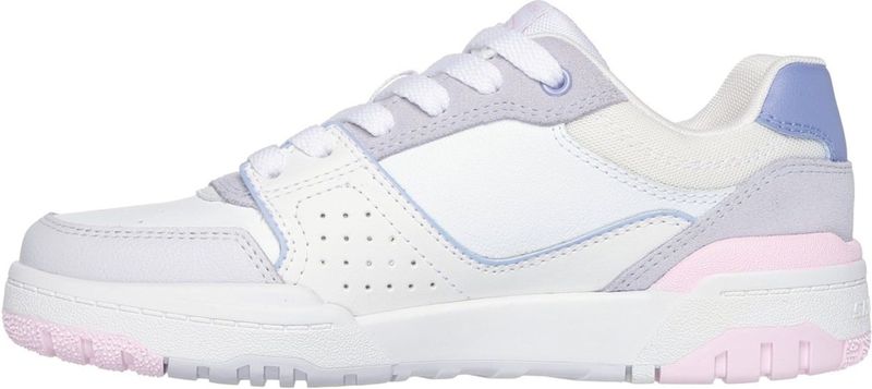 Retro Sneaker - Wit/Multicolour - Veterschoenen - Logoborduursel