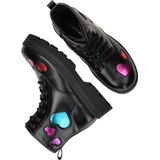 Skechers Hi Enkellaars, Zwart, 10 UK Kind, Zwart, 10 UK Child