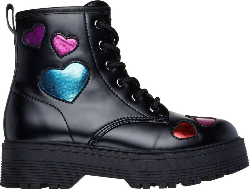 Skechers Hi Enkellaars, Zwart, 10 UK Kind, Zwart, 10 UK Child