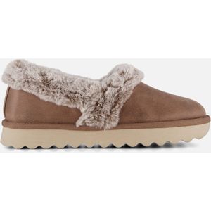 Skechers - Cozy Up - Pantoffels - Taupe - Synthetisch