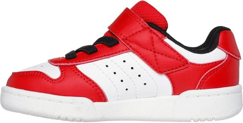 Retro Sneaker - Rood/Wit - Klittenbandsluiting - Laag