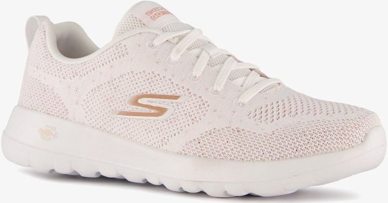 Skechers - GO WALK JOY - Sneakers - Wit/Roségoudkleur - Goga Mat Technologie