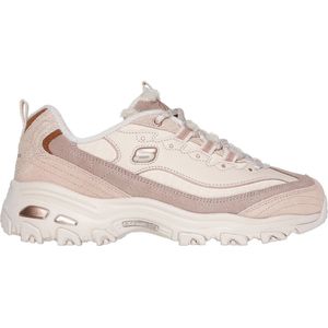 Skechers - D'Lites - Lage Sneakers - Winterse Variant - Suède en Imitatieleer