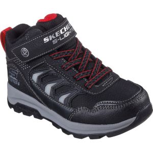 Skechers - Storm Blazer - Winterlaarzen - Zwart/grijs - Klittenbandlaars met TEX-membraan