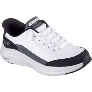 skechers air cooled memory foam white