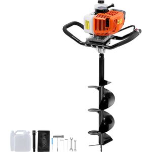 Chensyo 71cc 2-takt benzine-grondboor, hekpaal 2,3 kW benzine