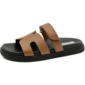 Steve Madden, Geometrische Lage Sandalen Bruin, Dames, Maat:36 1/2 EU