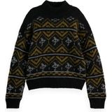 Scotch & Soda Metallic Fair Isle Pullover Dames Trui