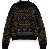 Scotch & Soda Metallic Fair Isle Pullover Dames Trui